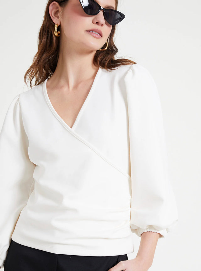 Naf Naf Top Ortense Ecru