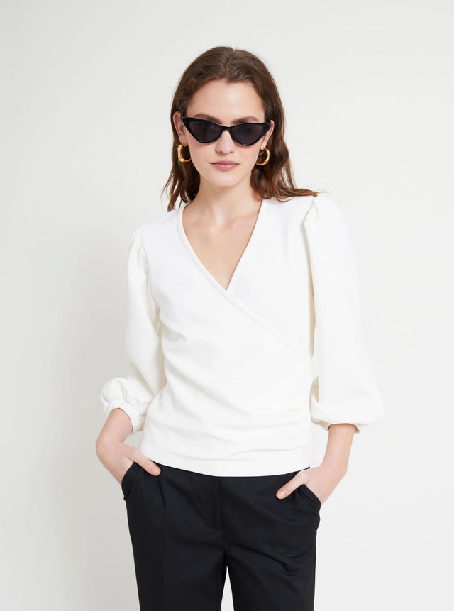 naf naf Top Ortense Ecru