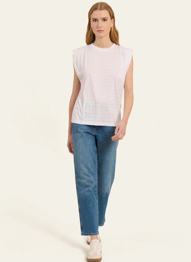 Naf Naf Top Parla White