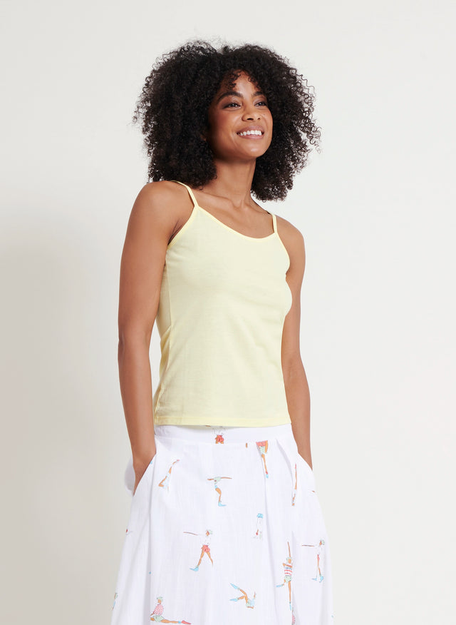 Naf Naf Top Patrizia Jaune Pale