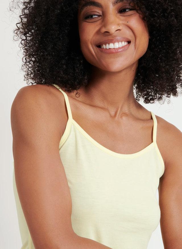 Naf Naf Top Patrizia Jaune Pale