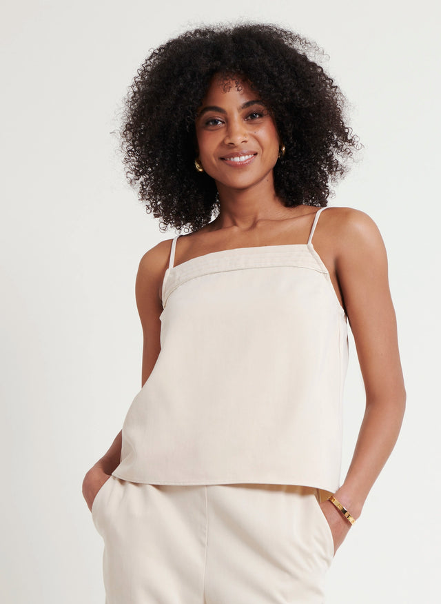 Naf Naf Top Sable Lin