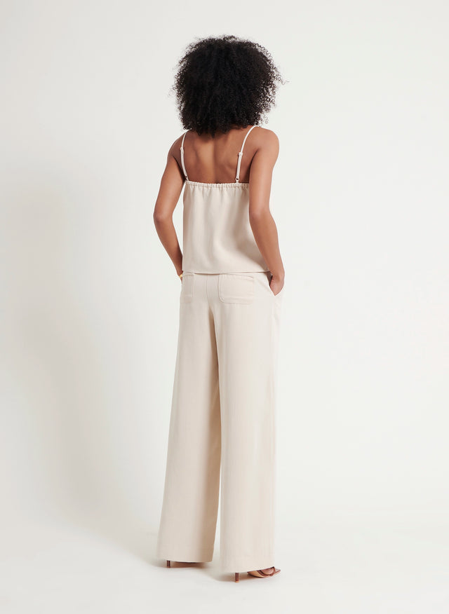 Naf Naf Top Sable Lin