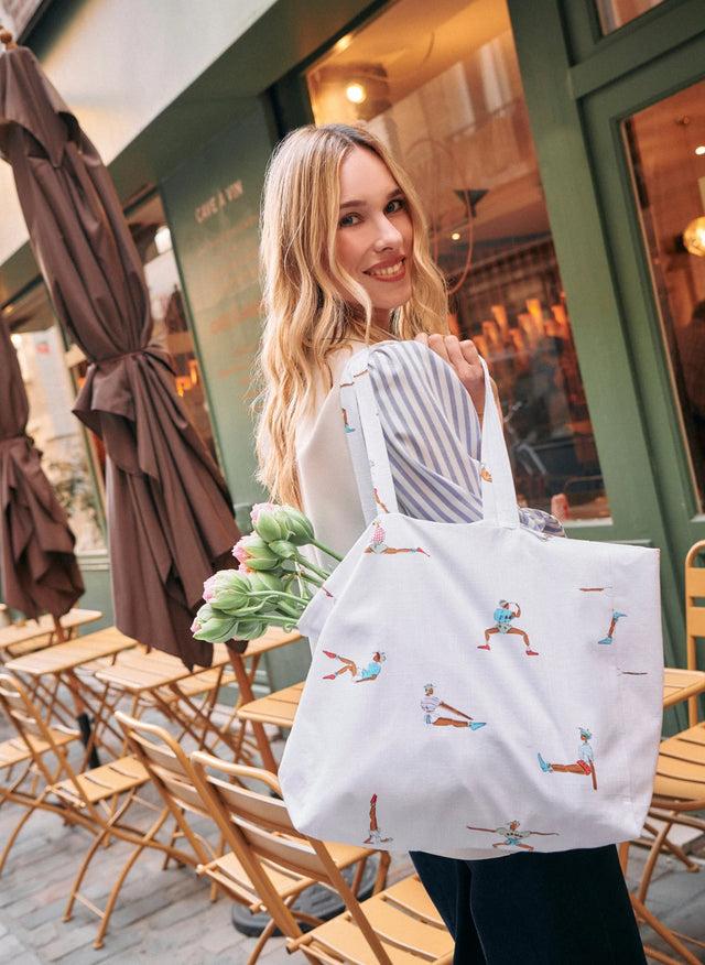 naf naf Totebag Aerobic Imprime