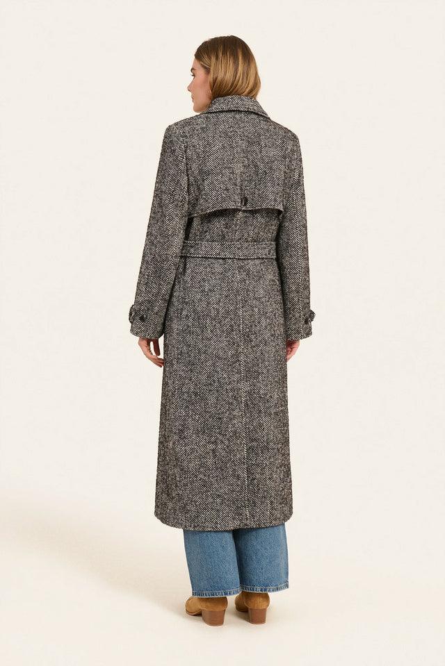 Naf Naf Trench Abel Gris Chine