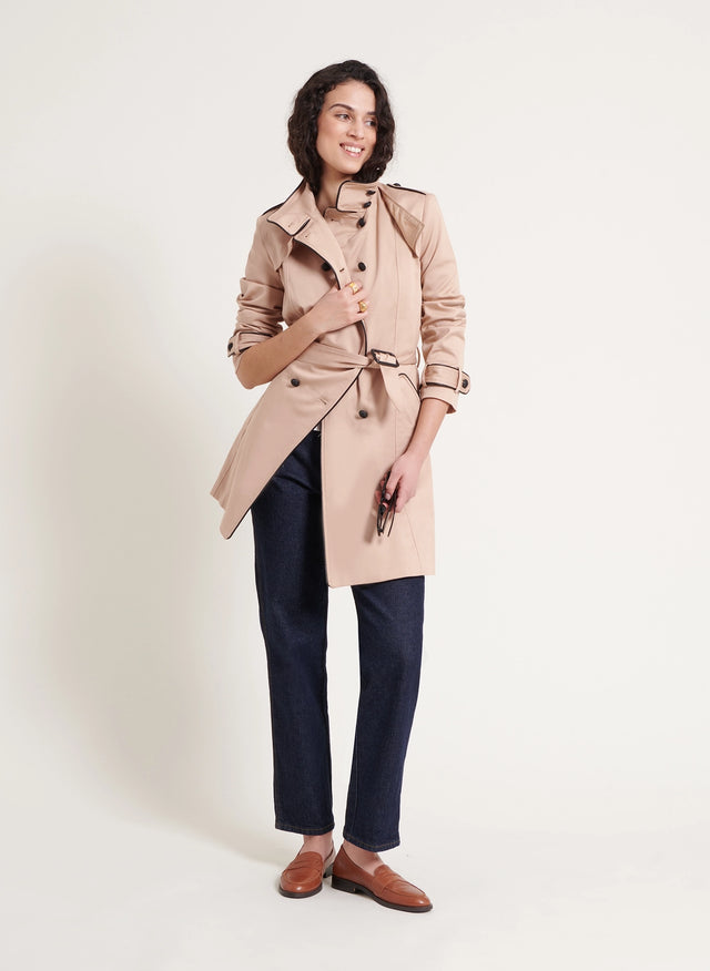 naf naf Trench Bebecca Sable