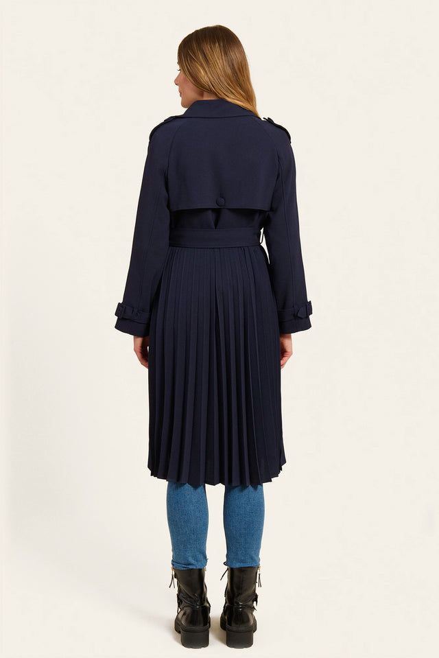 Naf Naf Trench Brienne Bleu Marine