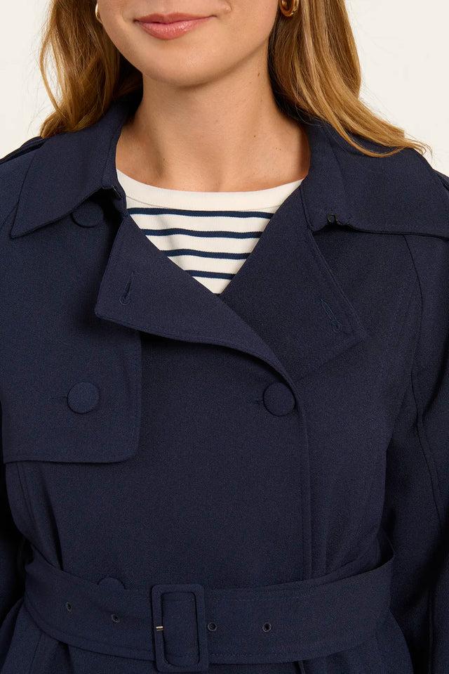 Naf Naf Trench Brienne Bleu Marine