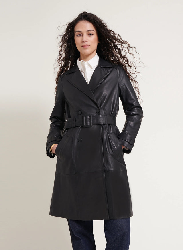 Naf Naf Trench Danielle Noir