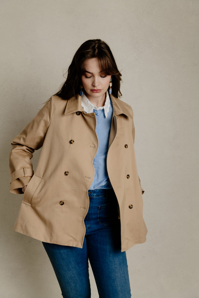 naf naf Trench Denis Beige