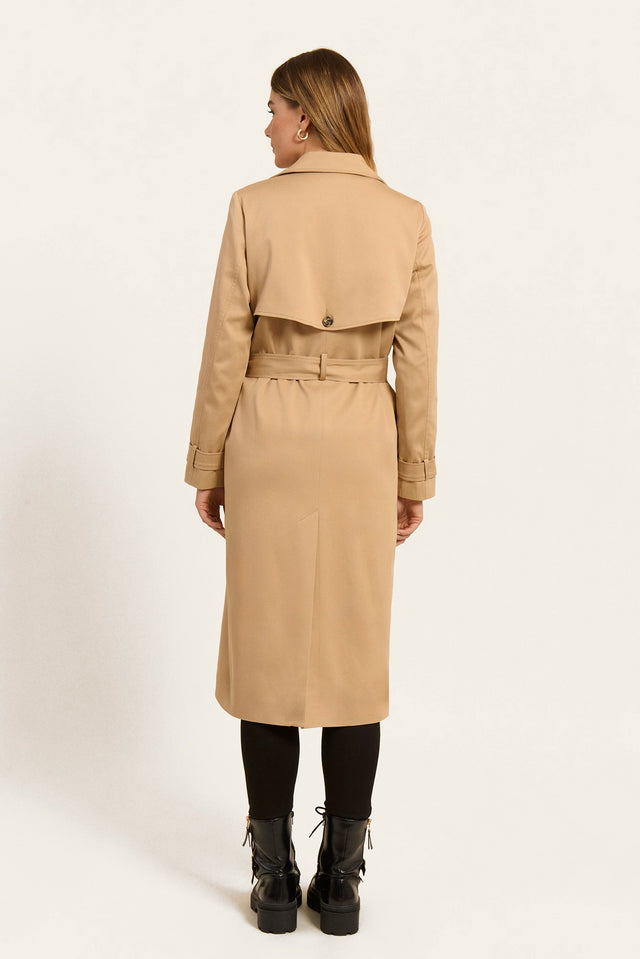 Naf Naf Trench Denver Beige