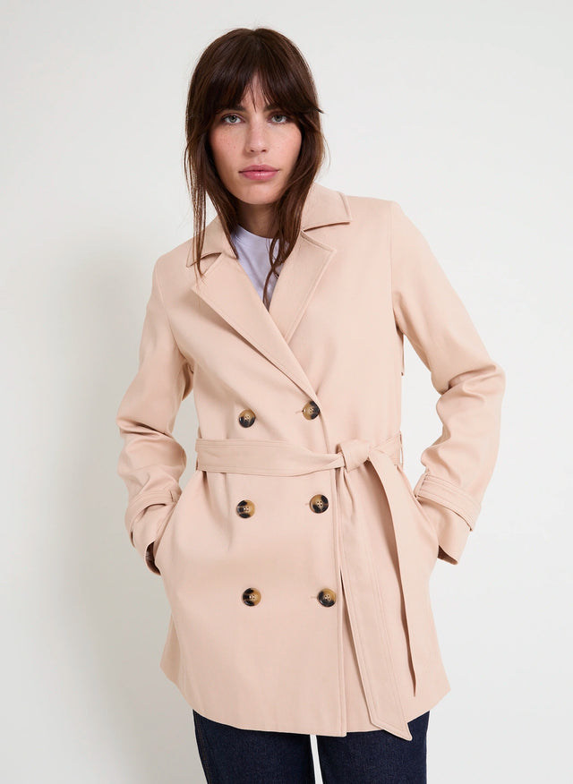 Naf Naf Trench Duncan Beige