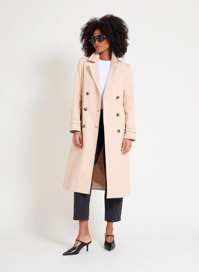 Naf Naf Trench Duncan Beige
