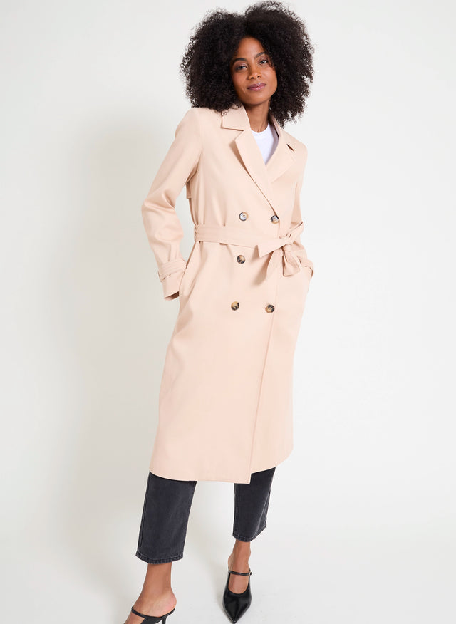 naf naf Trench Duncan Beige