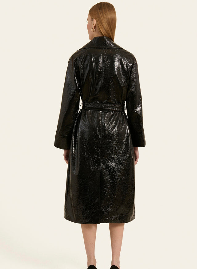 Naf Naf Trench Juno Noir