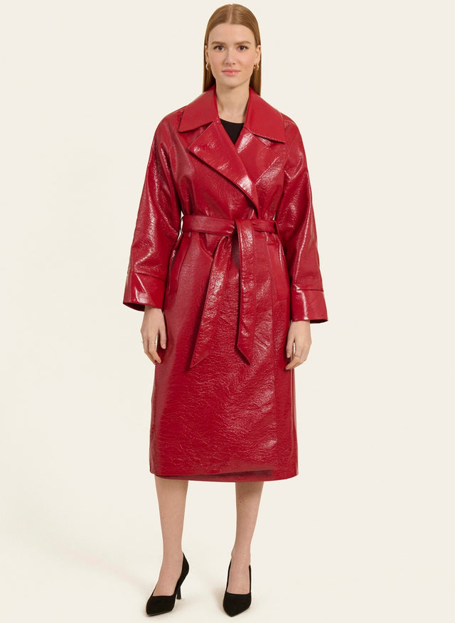 Naf Naf Trench Juno Rouge