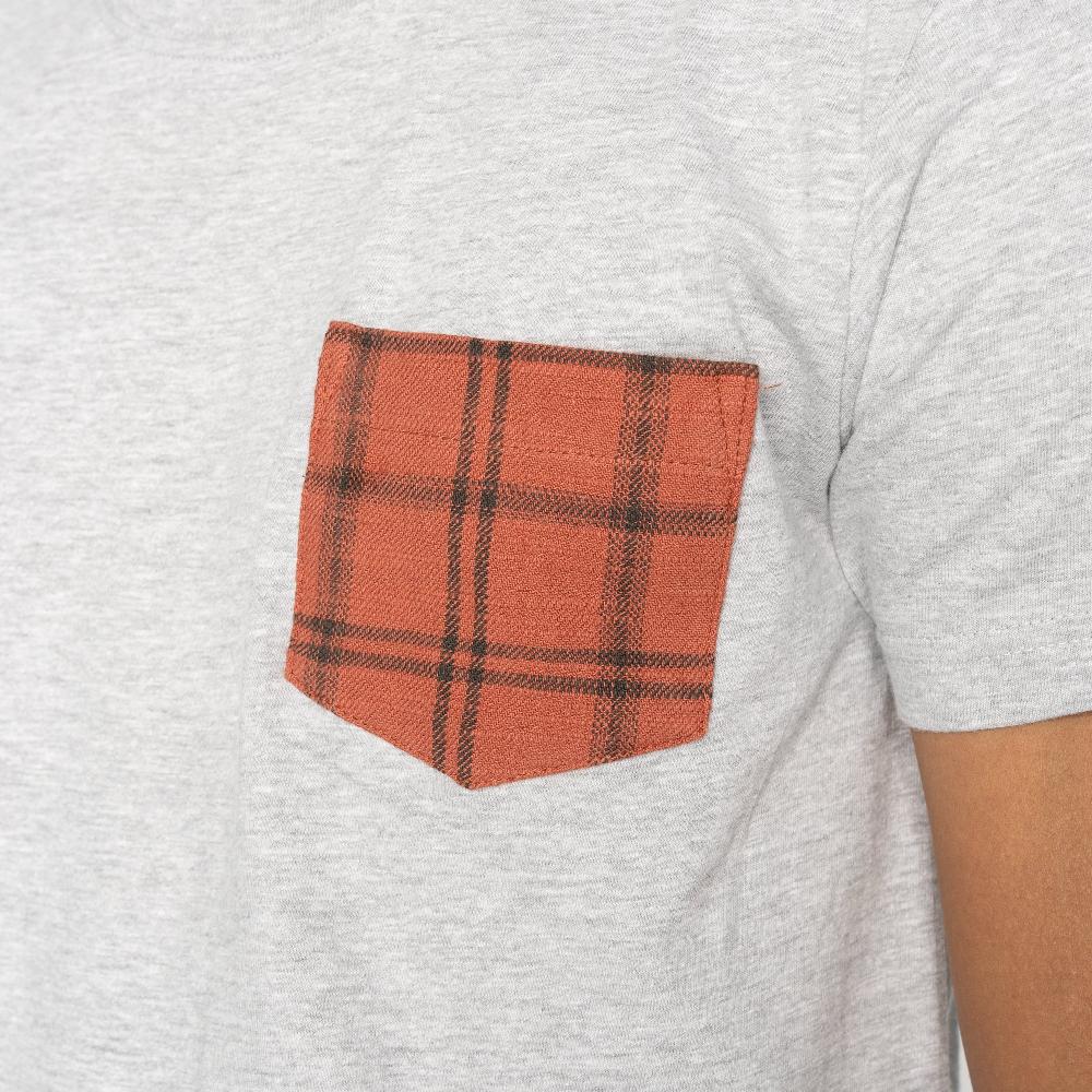 Naked & Famous Denim Heather Grey Circular Knit T-shirt