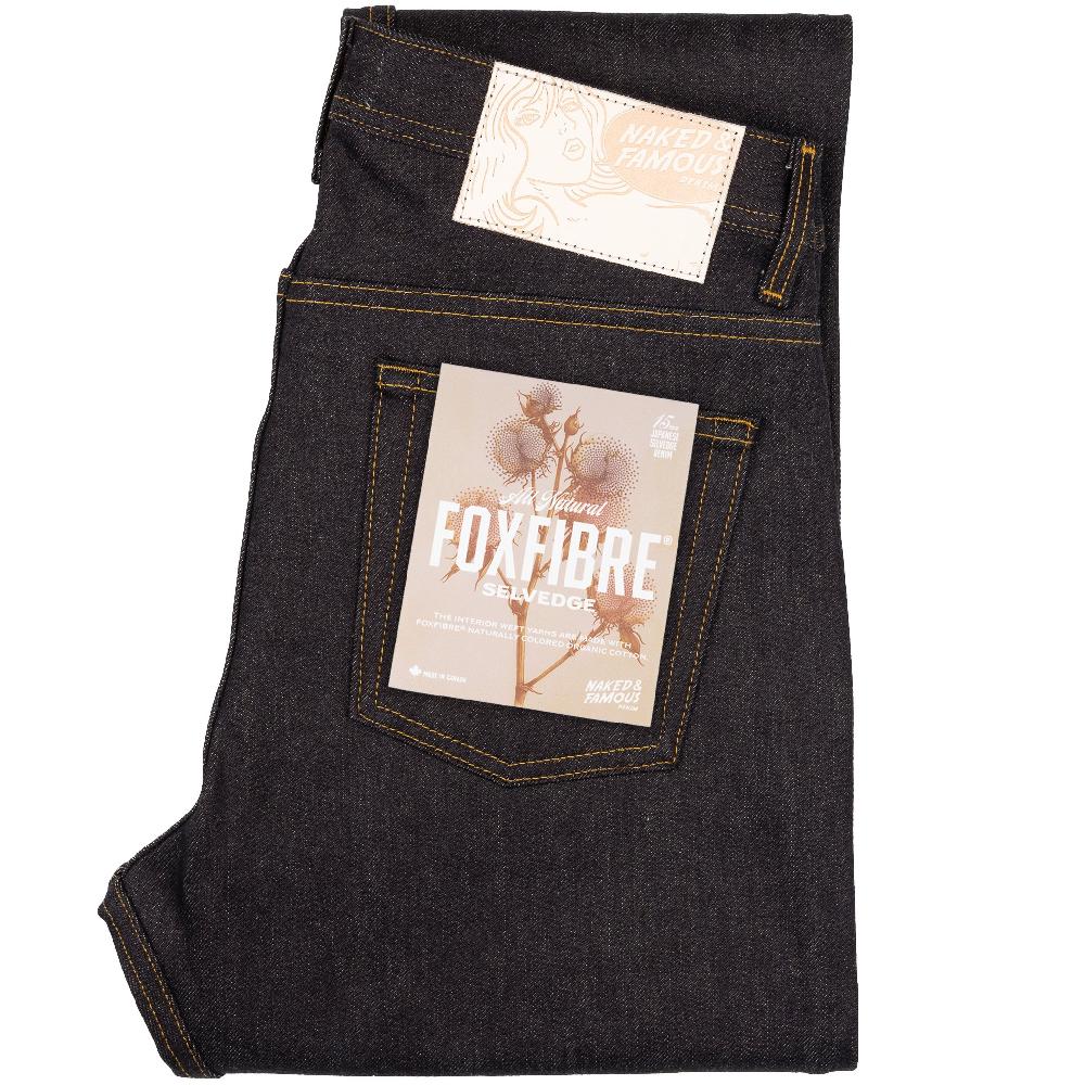 naked & famous denim All Natural Foxfibre® Selvedge