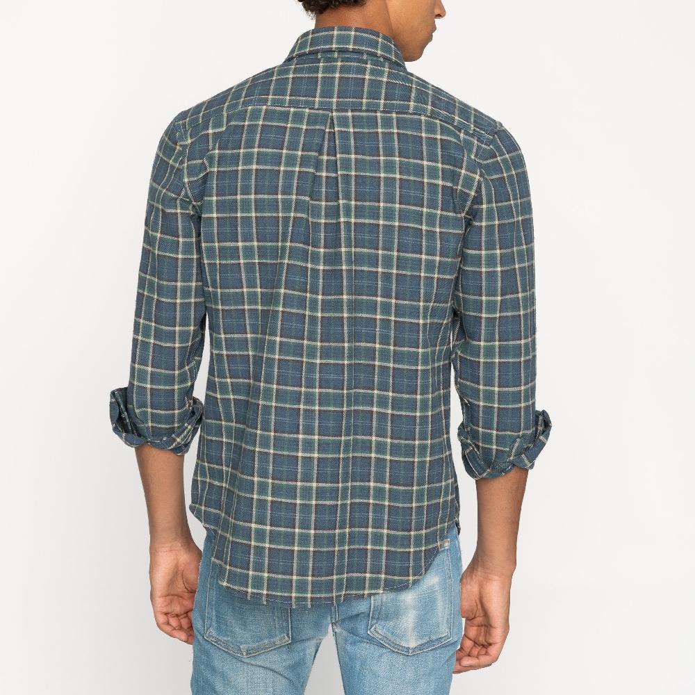 Naked & Famous Denim Big Slub Check Flannel