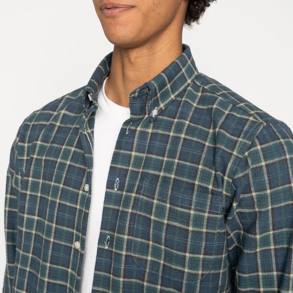 Naked & Famous Denim Big Slub Check Flannel