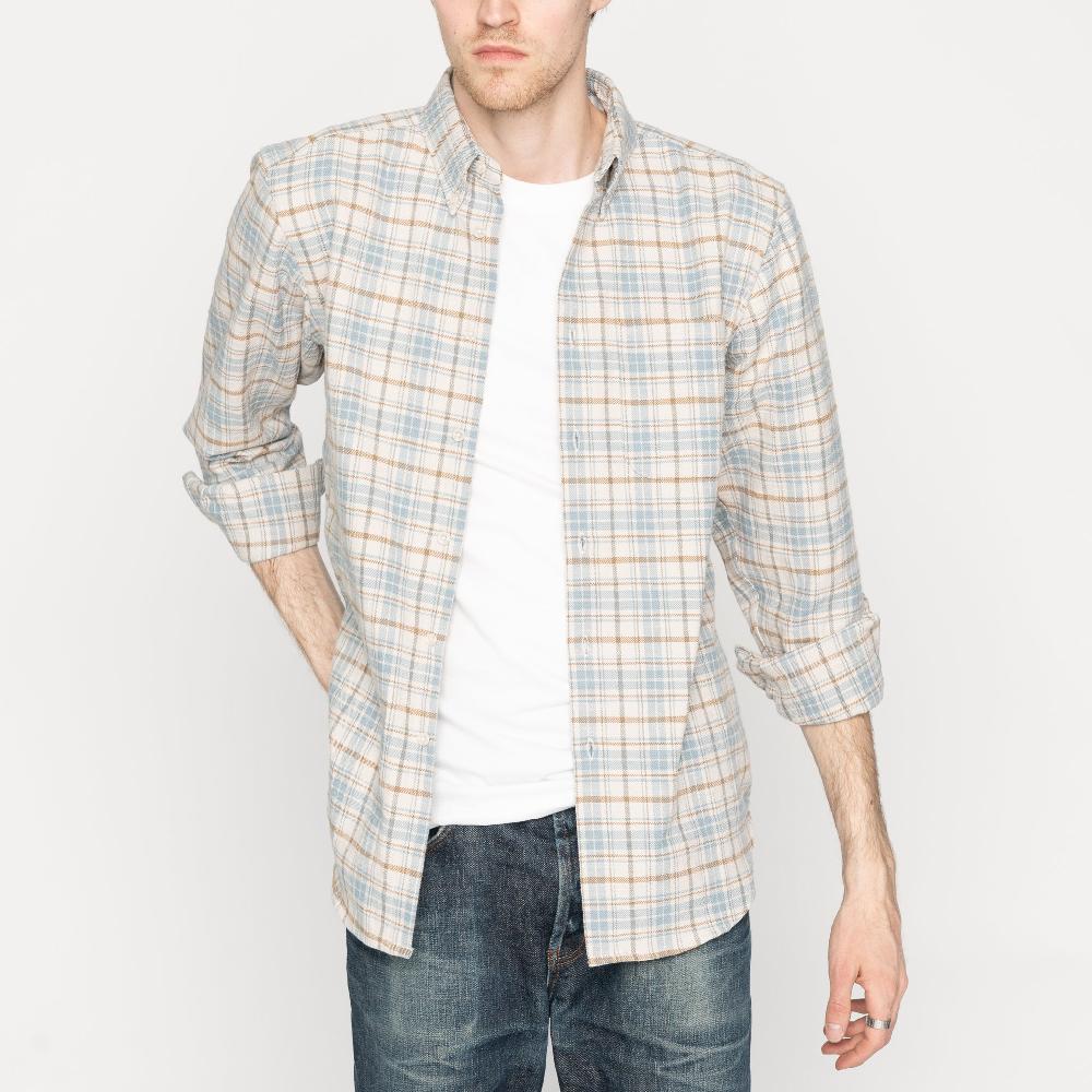 Naked & Famous Denim Big Slub Check Flannel