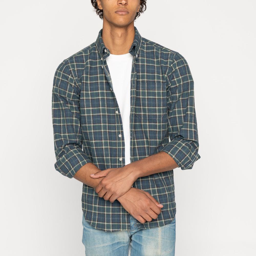 naked & famous denim Big Slub Check Flannel