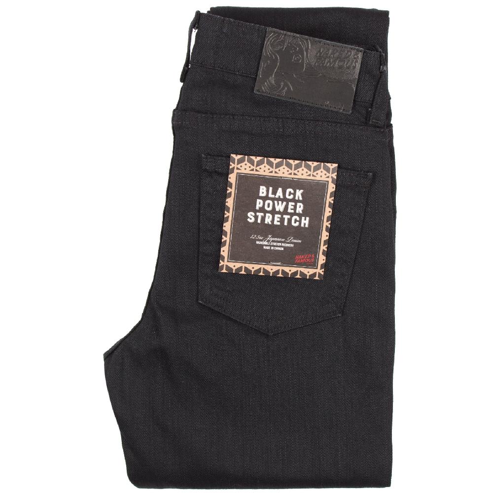 naked & famous denim Black Power-Stretch