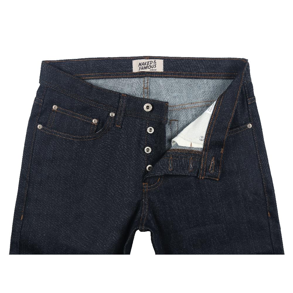 Naked & Famous Denim Cashmere Blend Stretch Denim