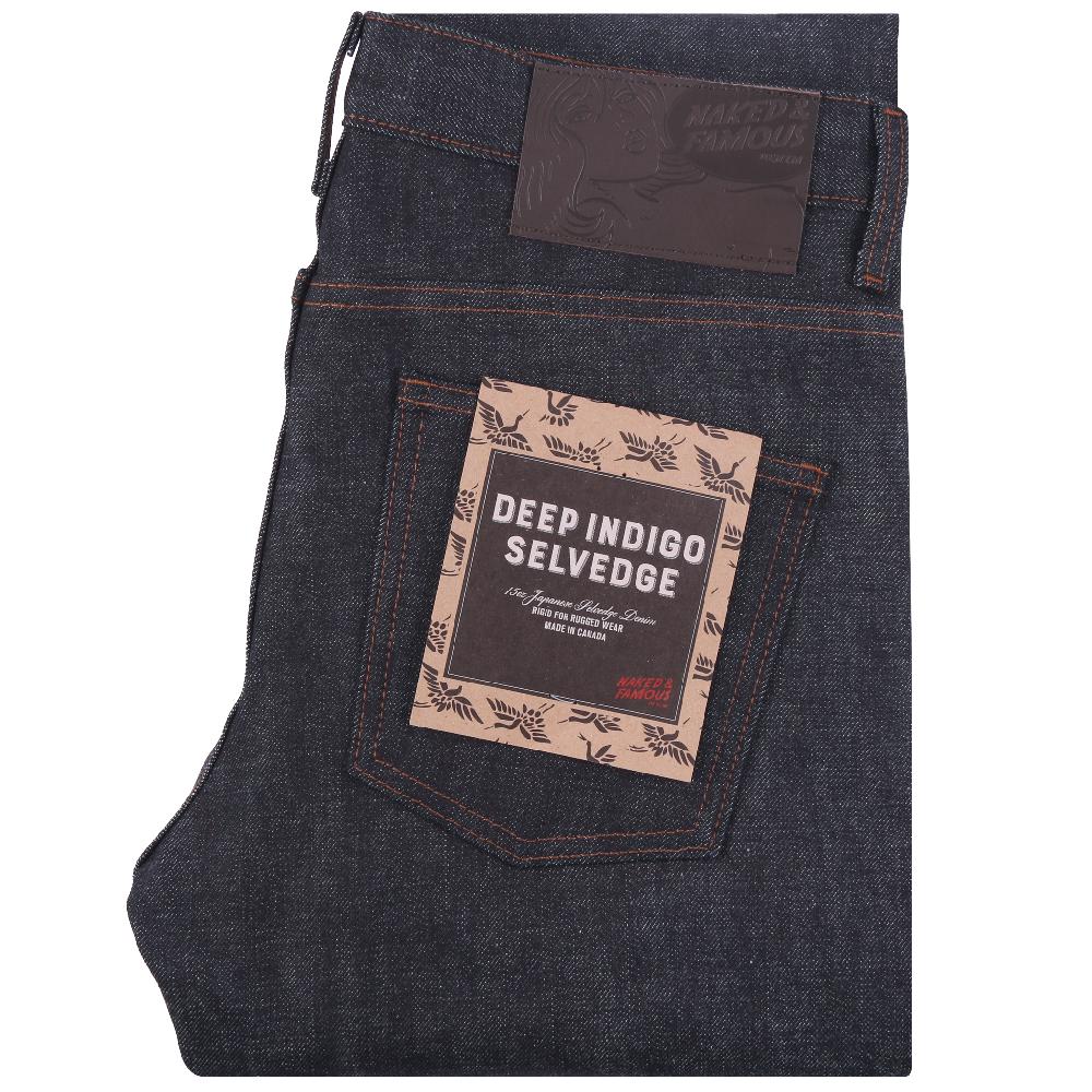 naked & famous denim Deep Indigo Rigid Selvedge