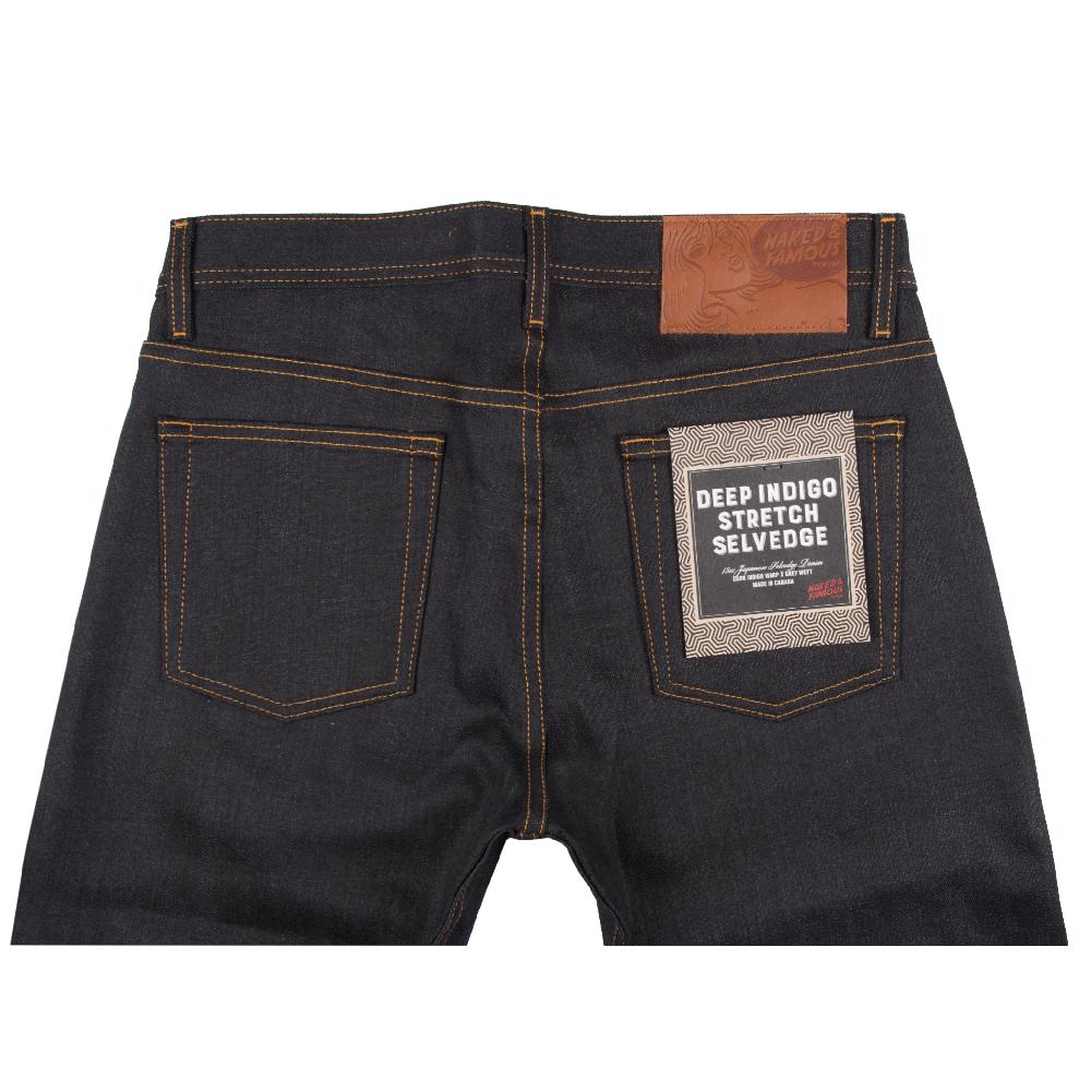 Naked & Famous Denim Deep Indigo Stretch Selvedge