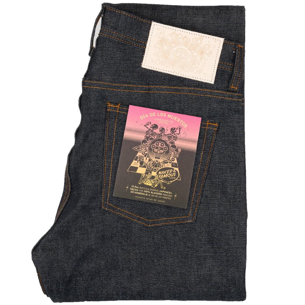 naked & famous denim Dia De Los Muertos Selvedge