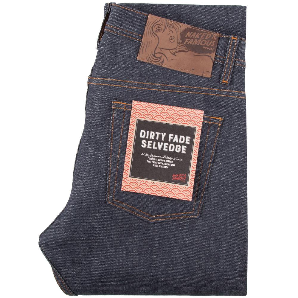 naked & famous denim Dirty Fade Selvedge