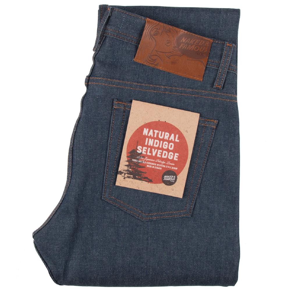 naked & famous denim Natural Indigo Selvedge