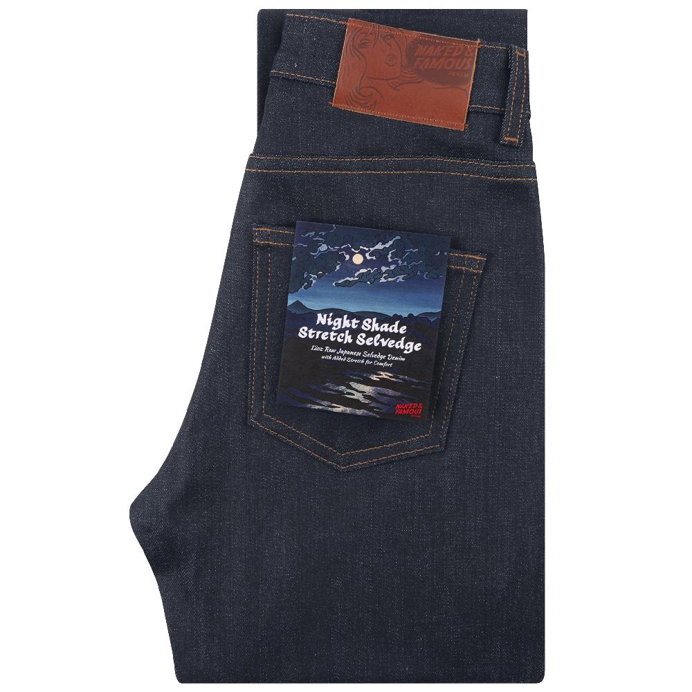 naked & famous denim Night Shade Stretch Selvedge