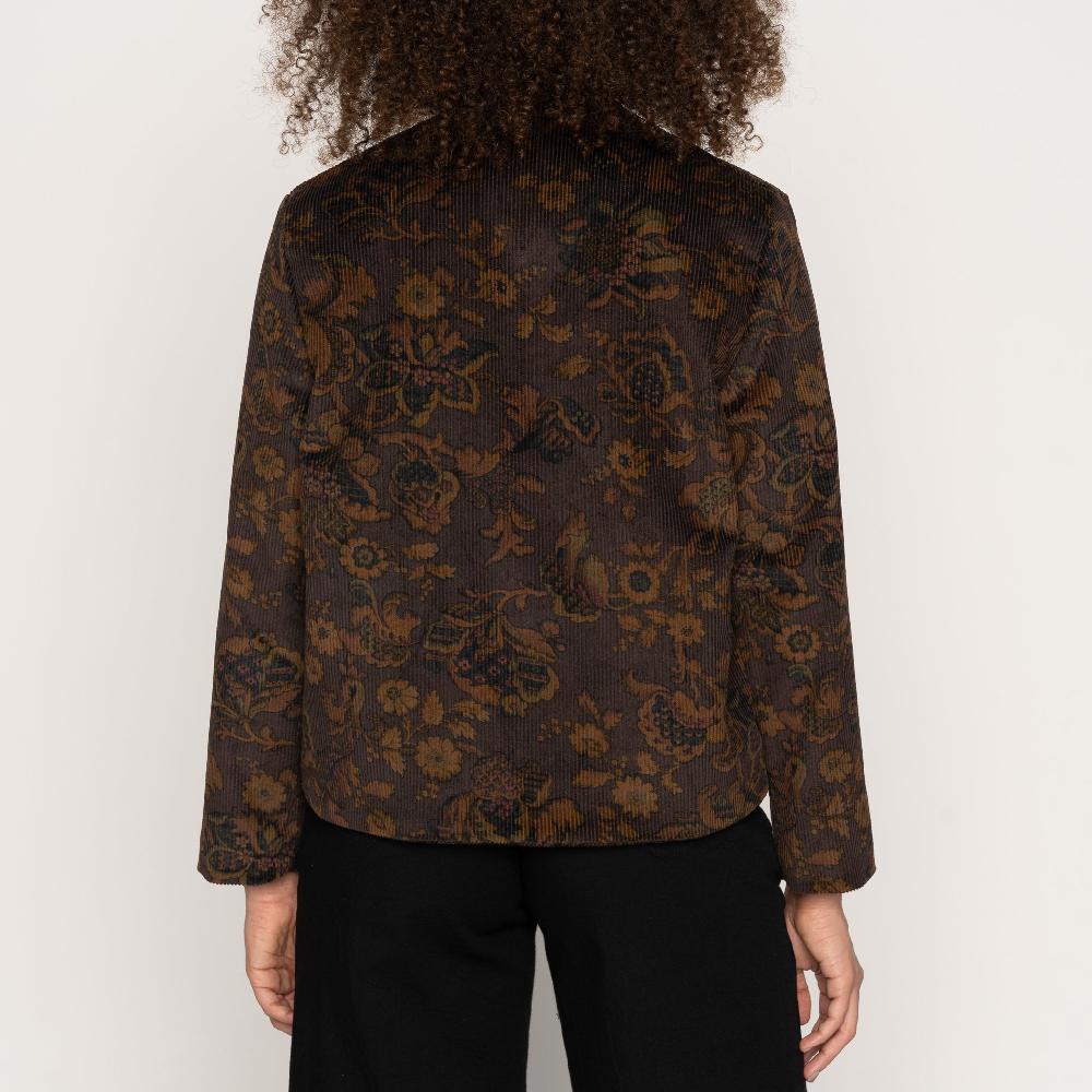 Naked & Famous Denim Paisley Corduroy - Brown