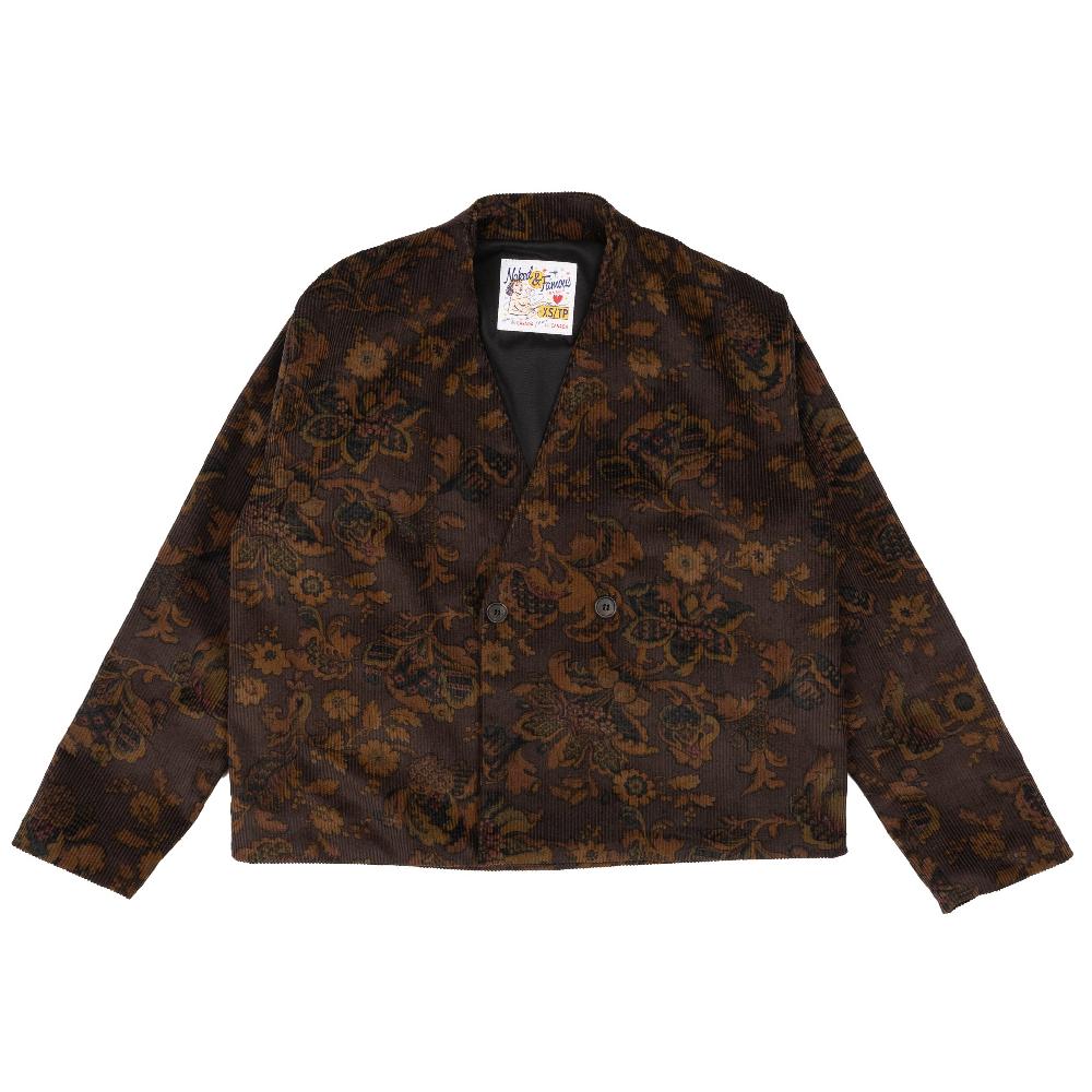 naked & famous denim Paisley Corduroy - Brown