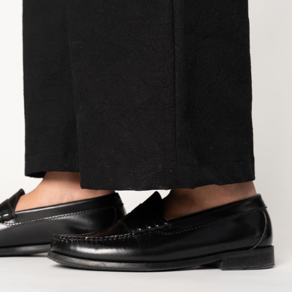 Naked & Famous Denim Rinsed Oxford - Black