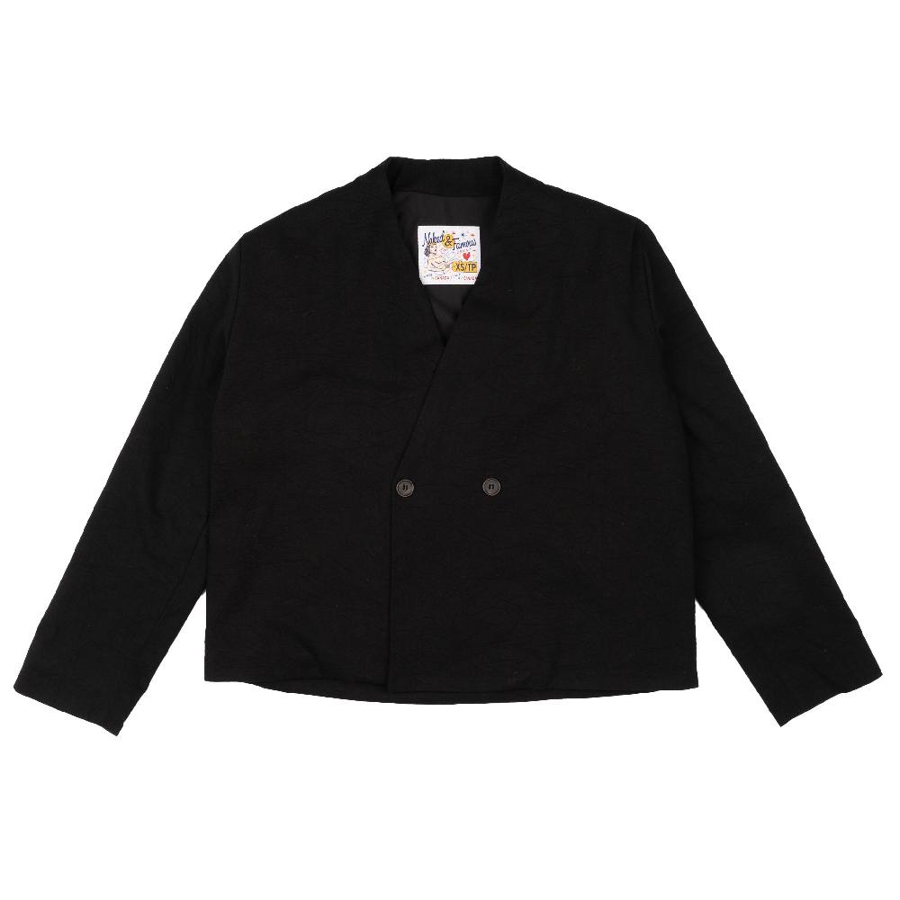 naked & famous denim Rinsed Oxford - Black