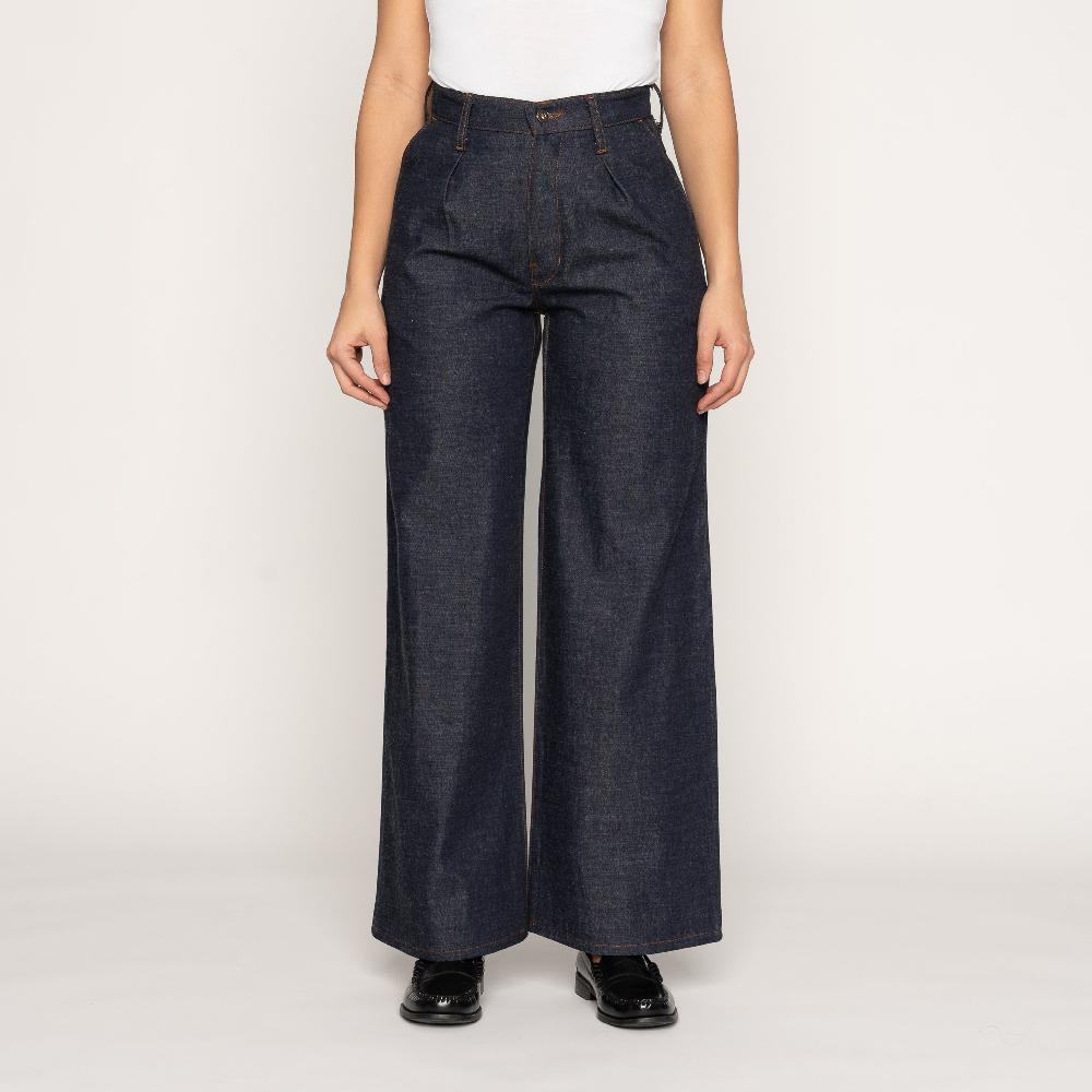 Naked & Famous Denim Slub Nep Rinsed Denim