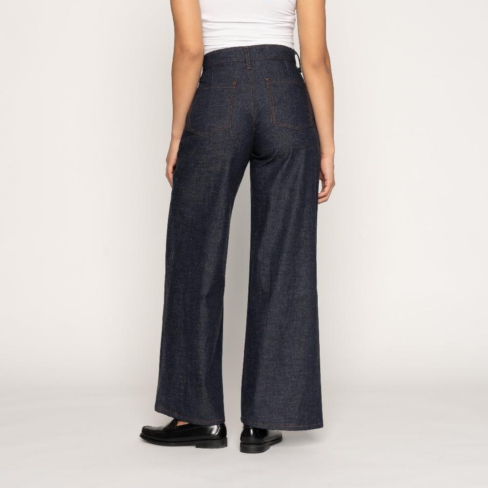 Naked & Famous Denim Slub Nep Rinsed Denim