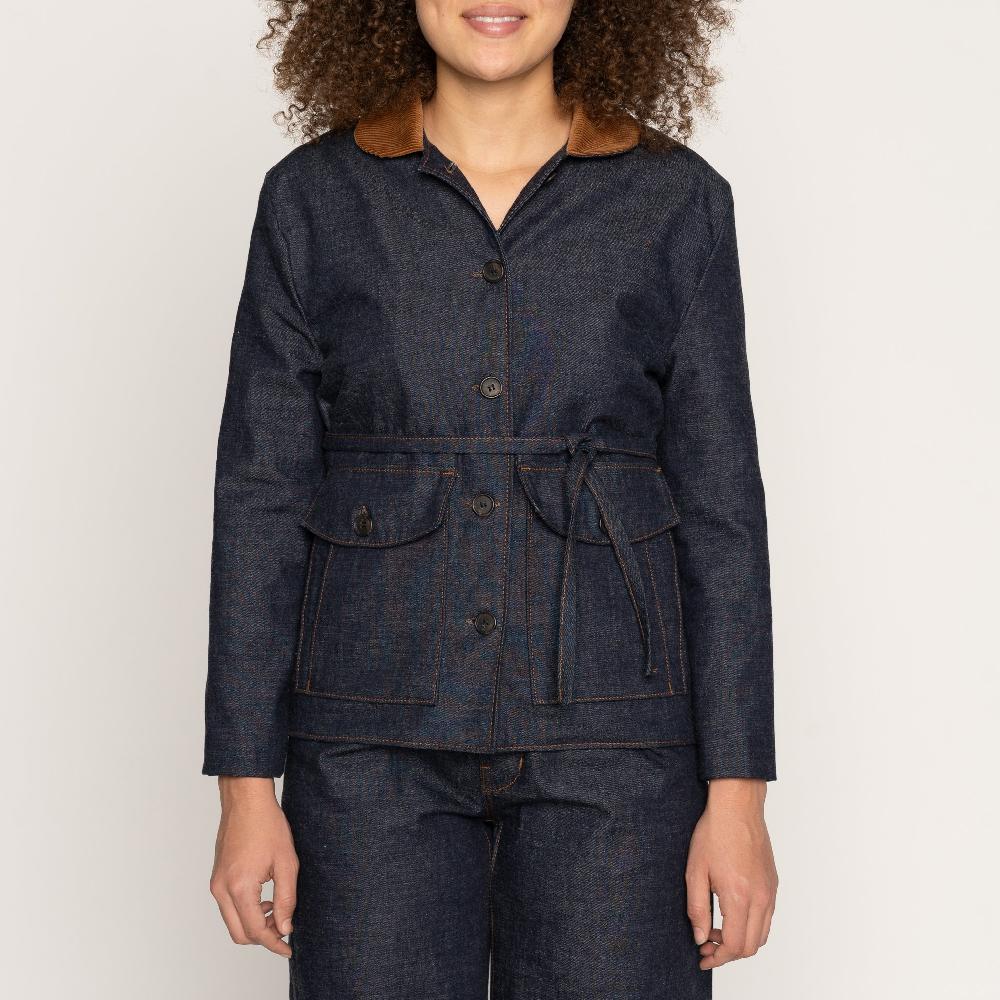 Naked & Famous Denim Slub Nep Rinsed Denim
