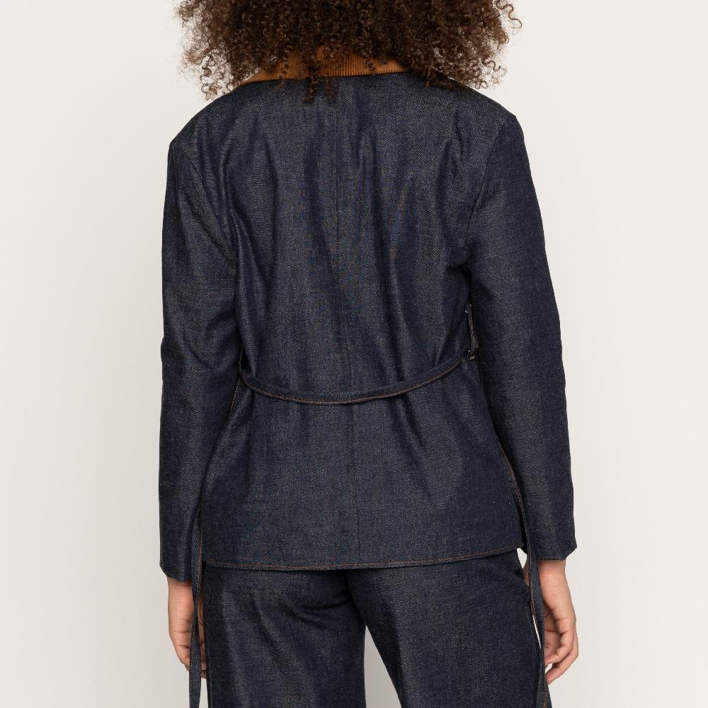Naked & Famous Denim Slub Nep Rinsed Denim