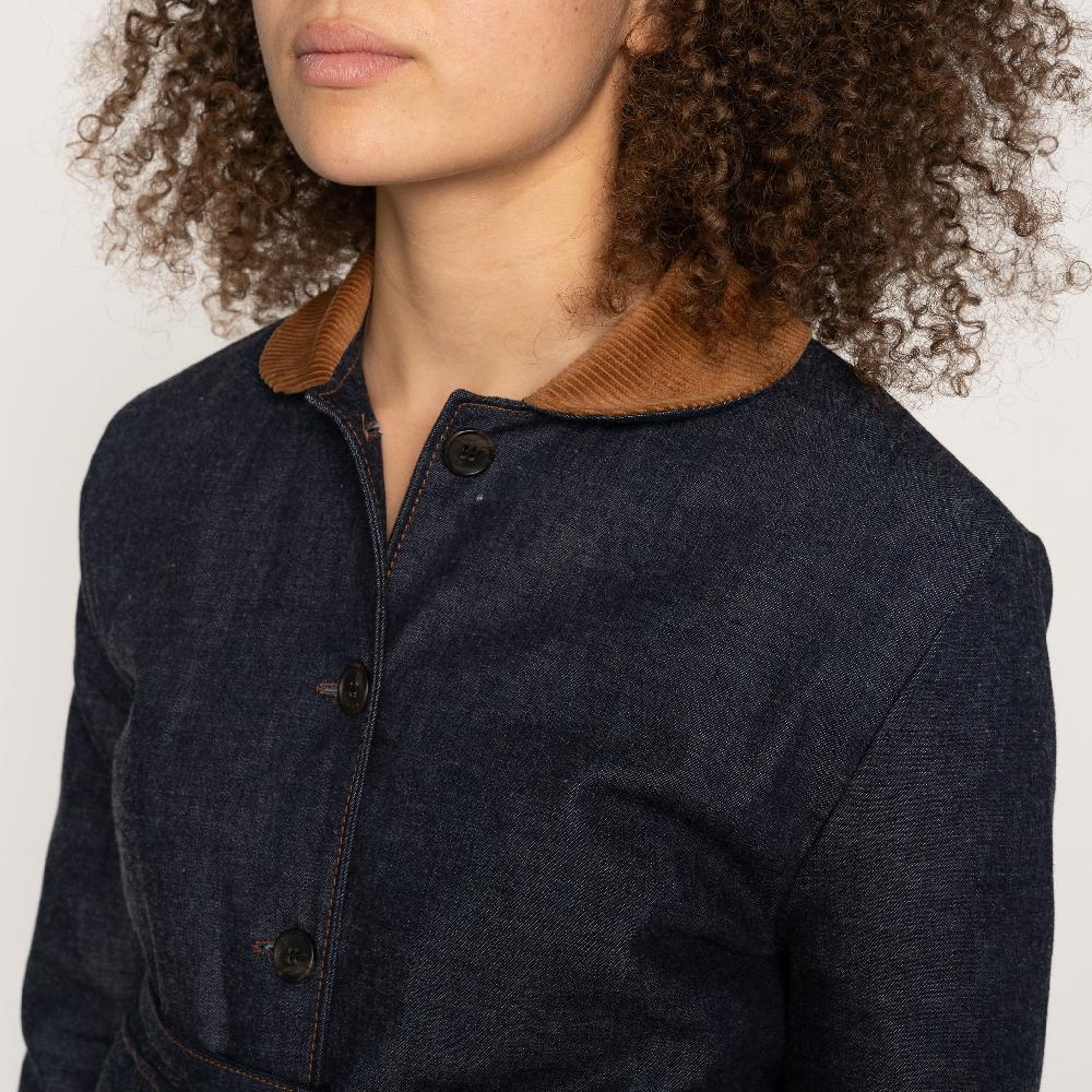 Naked & Famous Denim Slub Nep Rinsed Denim