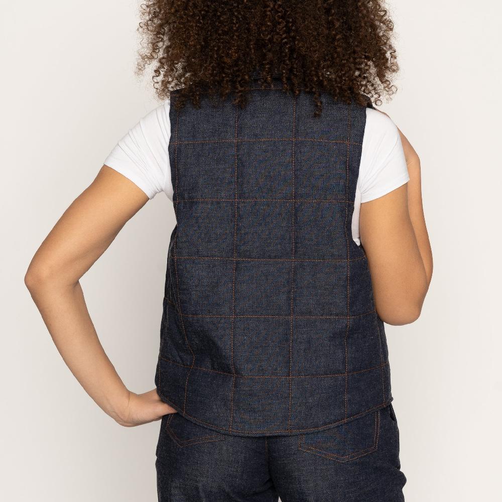 Naked & Famous Denim Slub Nep Rinsed Denim