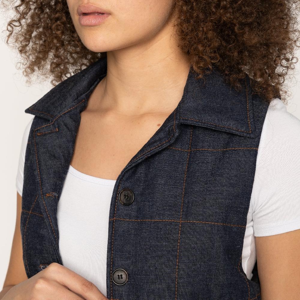 Naked & Famous Denim Slub Nep Rinsed Denim