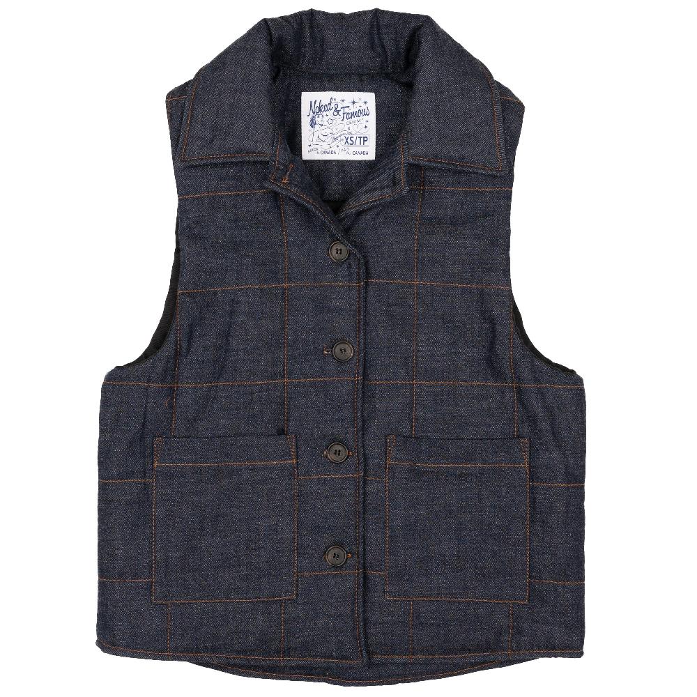 naked & famous denim Slub Nep Rinsed Denim