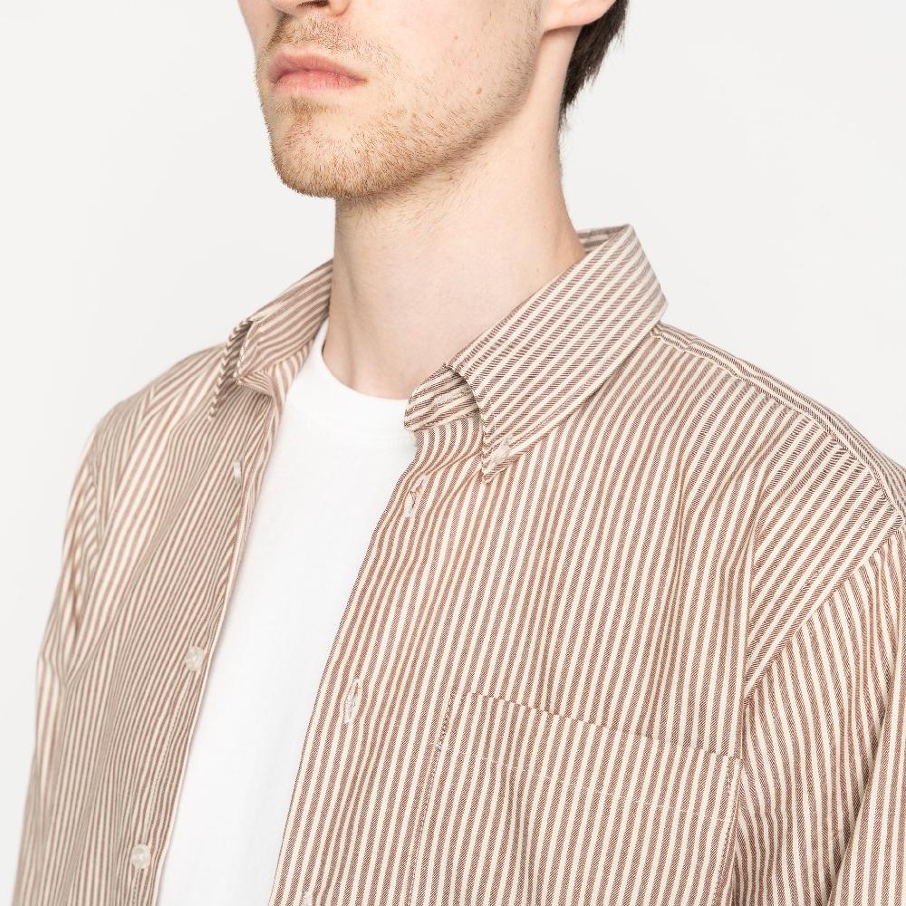 Naked & Famous Denim Soft Finish Classic Stripe