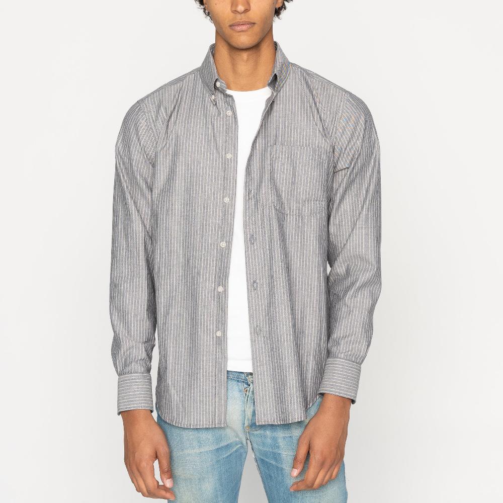 Naked & Famous Denim Soft Finish Classic Stripe