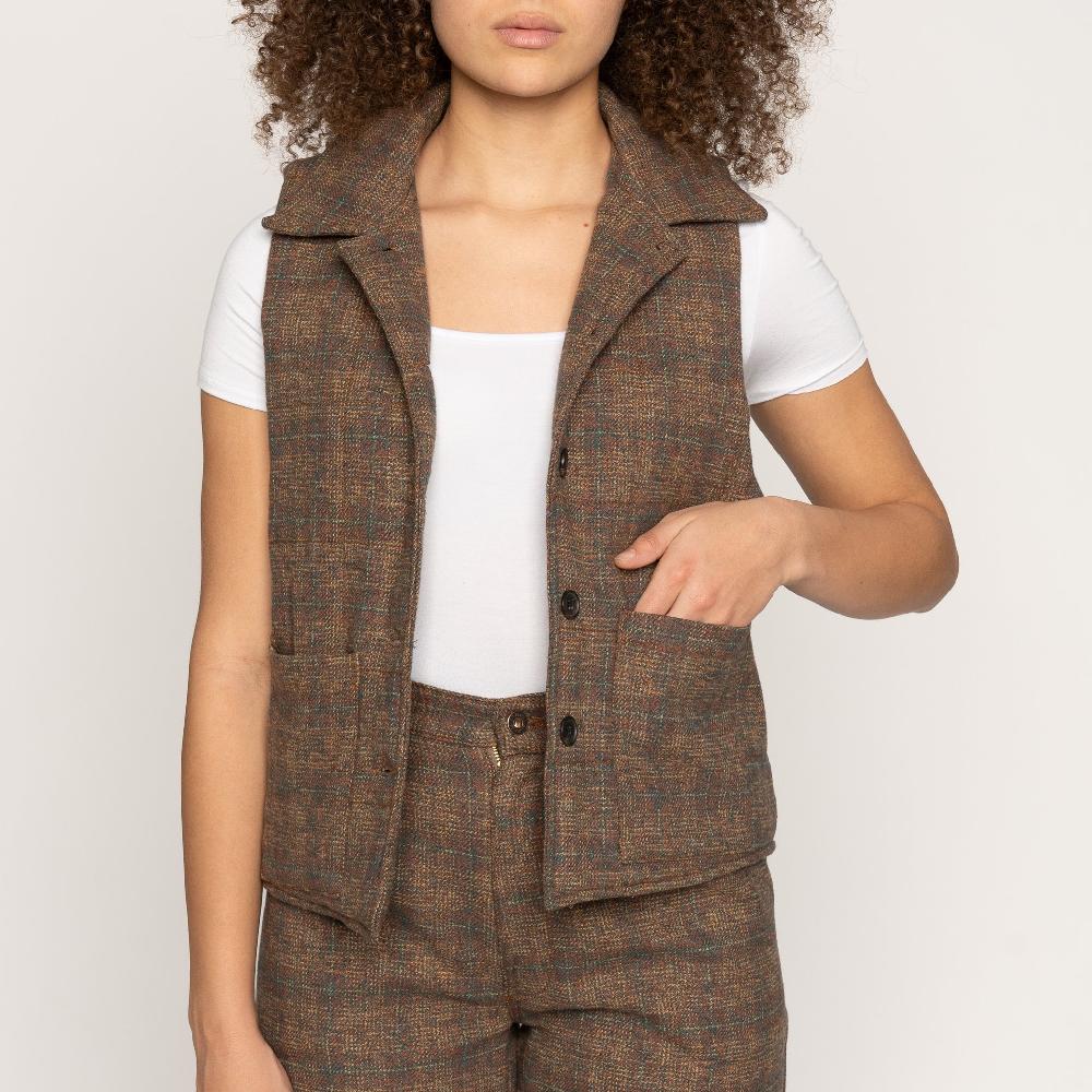 Naked & Famous Denim Triple Yarn Twist Brushed Tweed