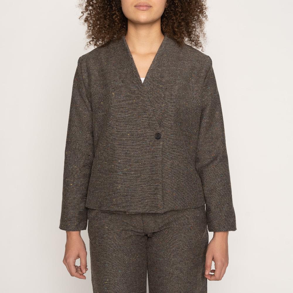 Naked & Famous Denim Wool Blend Multi Nep